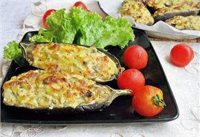 Баклажаны "Кучерикас" с сырно-творожной начинкой 