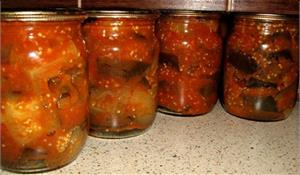 Салат на зиму из кабачков и баклажанов в мультиварке 