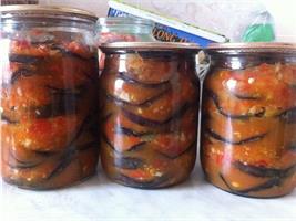 Салат из баклажанов на зиму 