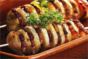 Шашлык из картофеля 