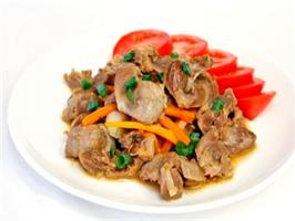 Маринованные куриные желудочки 