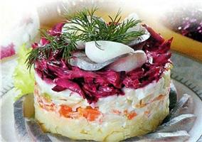 6 вкусных салатов с селедкой 