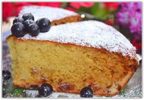 Манник, запеченный с изюмом