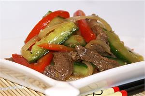 Огурцы с мясом по-корейски!