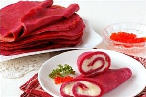 Блины Арины Родионовны на свекольном соке