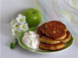 Вкуснейшие  оладушки к завтраку 