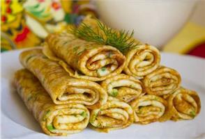 Сырные блины. Рецепт приготовления.