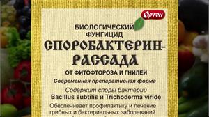 Споробактерин - уникальный биологический фунгицид