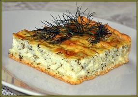 Пирог с сыром и творогом (идеален для ужина)