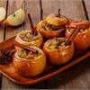 Запеченные яблоки с финиками, орехами и корицей