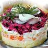 6 вкусных салатов с селедкой 