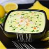 Сливочный суп с рисом и грибами