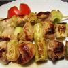 Куриные шашлычки с кабачками