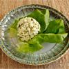 Яичный салат с брынзой, зеленью и огурцами