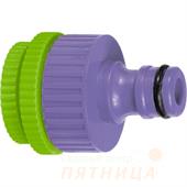 Адаптер пластмассовый, 1/2"-3/4"-1", внутр  резьба PALISAD