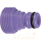 Адаптер пластмассовый, 3/4", внешняя резьба PALISAD