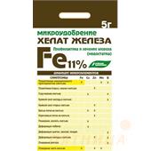 Удобрение Хелат железа Fe 11% 5г БХЗ
