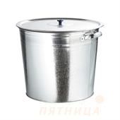 Бак для воды оцинкованный с крышкой (крышка с ручкой) 20 литров, без крана Россия