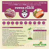POWER FLOCK холистик  утка/рыба  б/зерновой  мелкая гранула 15 кг