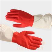 Перчатки хозяйственные плотные Доляна, латекс, размер S, 44 г, цвет красный