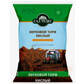 Торф кислый 10л Сад Чудес