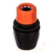 Коннектор, 1/2" (12 мм), быстросъёмное соединение, пластик, «Жук»
