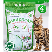 АЛОЭ Силикагель 1,2 кг\4л Гигиенический наполнитель д/кош. туалета из силикагеля
