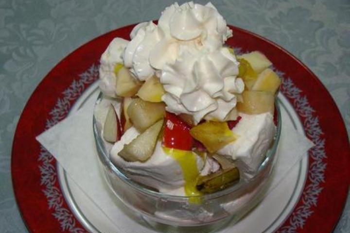 Мороженое сюрприз подача