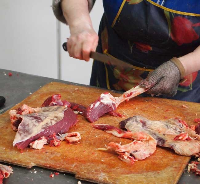 фото зачистка мяса