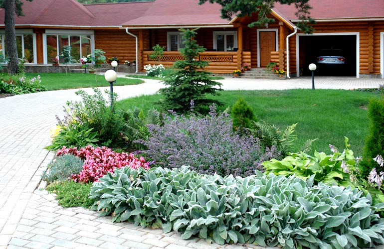 Нерегулярная клумба