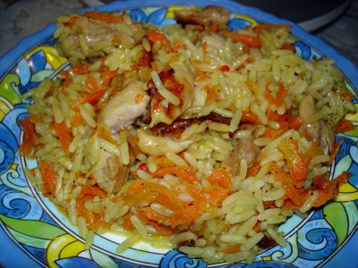 фото ПЛОВ С КУРИЦЕЙ И АЛЫЧОЙ