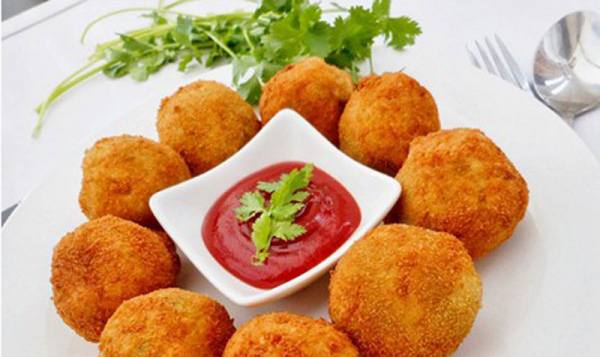 фото КАРТОФЕЛЬНЫЕ КРОКЕТЫ С МЯСОМ