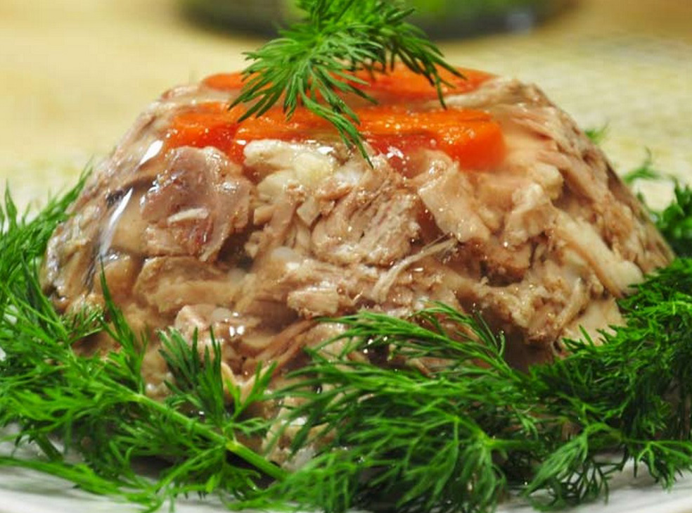 Фото студень из субпродуктов
