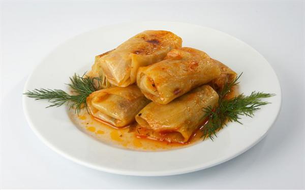 фото ГОЛУБЦЫ, ФАРШИРОВАННЫЕ ВАРЕНЫМ МЯСОМ