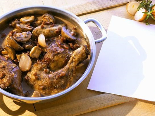 фото ЦЫПЛЕНОК, ЖАРЕННЫЙ КУСКАМИ, ПО-ОХОТНИЧЬИ