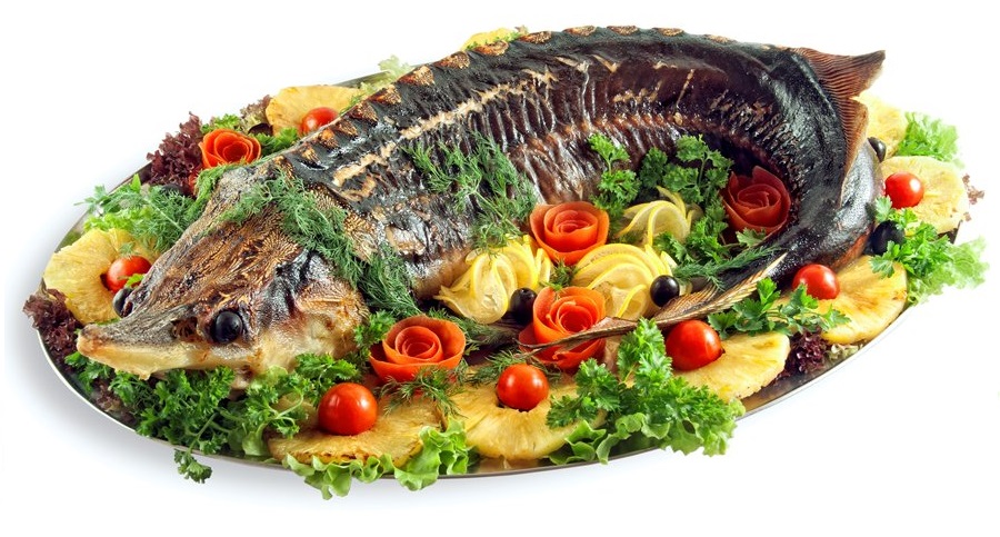 Украшение блюд русской кухни