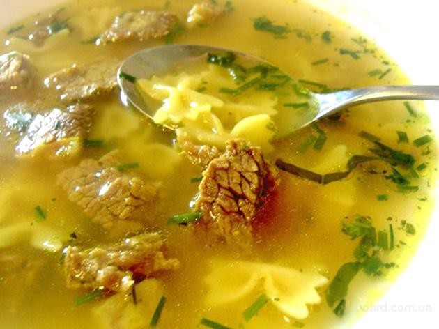 Фото суп с ушками или макаронами