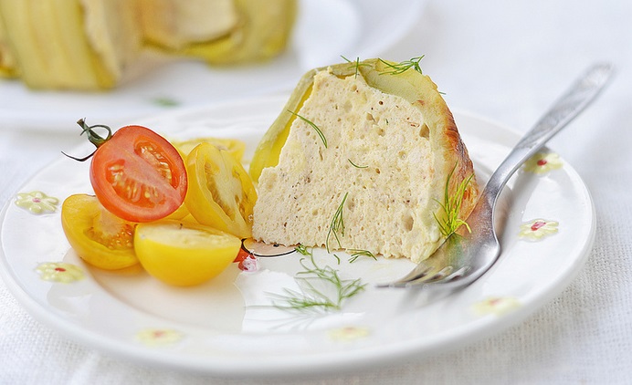 фото СУФЛЕ ИЗ КОНСЕРВИРОВАННОЙ КУРИЦЫ