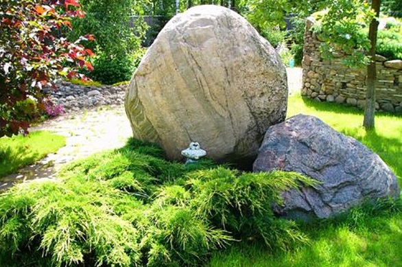 камни в ландшафте