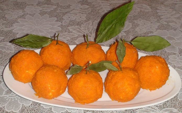 закуска мандаринки