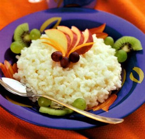 фото КАША ПШЕННАЯ ПОЛУВЯЗКАЯ С ФРУКТАМИ